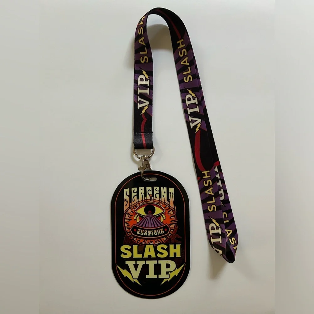 NEW! Exclusive SLASH S.E.R.P.E.N.T. Festival Tour Laminate and Guitar Pick Set
